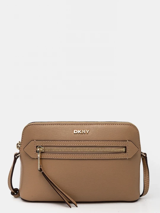 Obrázek produktu DKNY Kožená kabelka béžová