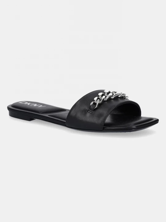 Obrázek produktu DKNY Kožené pantofle Dkny Dania černá