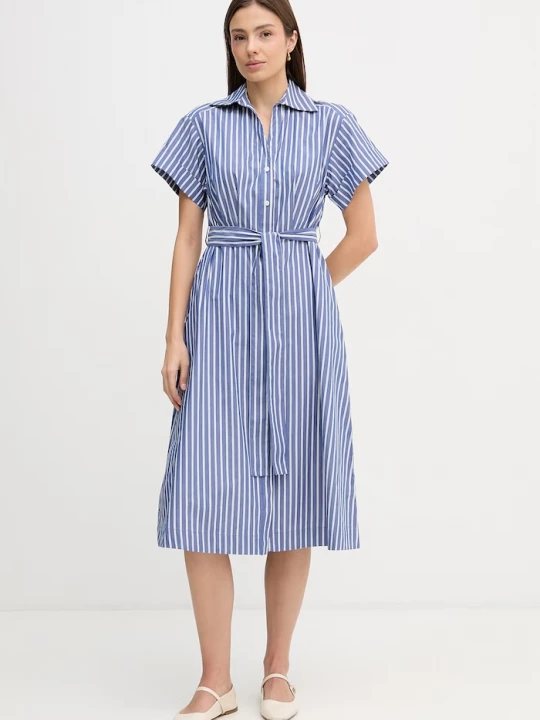 Obrázek produktu DKNY letní šaty bavlněné modrá