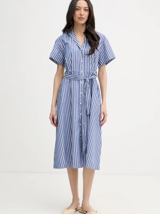 Obrázek produktu DKNY letní šaty bavlněné modrá