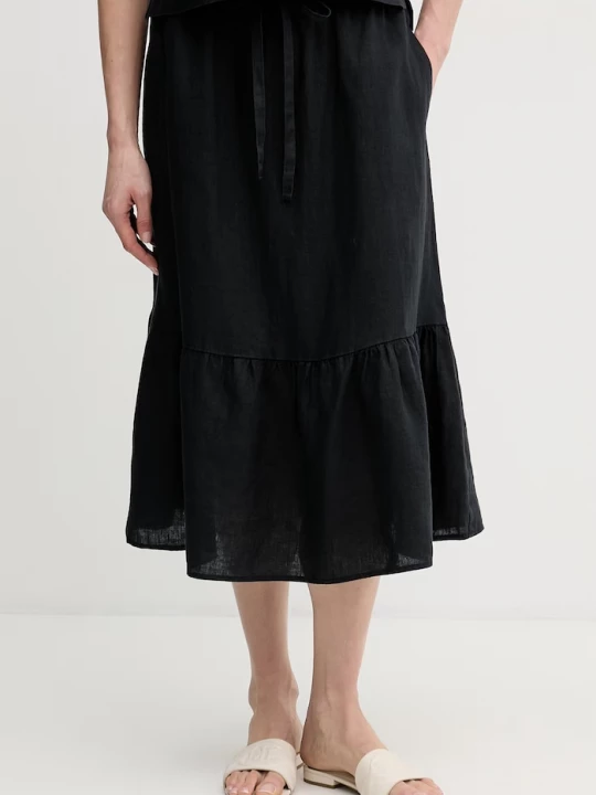 Obrázek produktu DKNY Lněná sukně Dkny černá