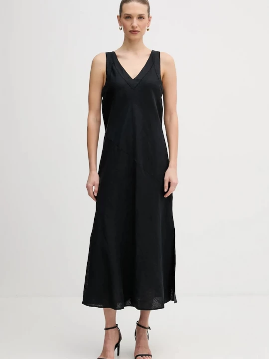 Obrázek produktu DKNY Lněné šaty Dkny černá