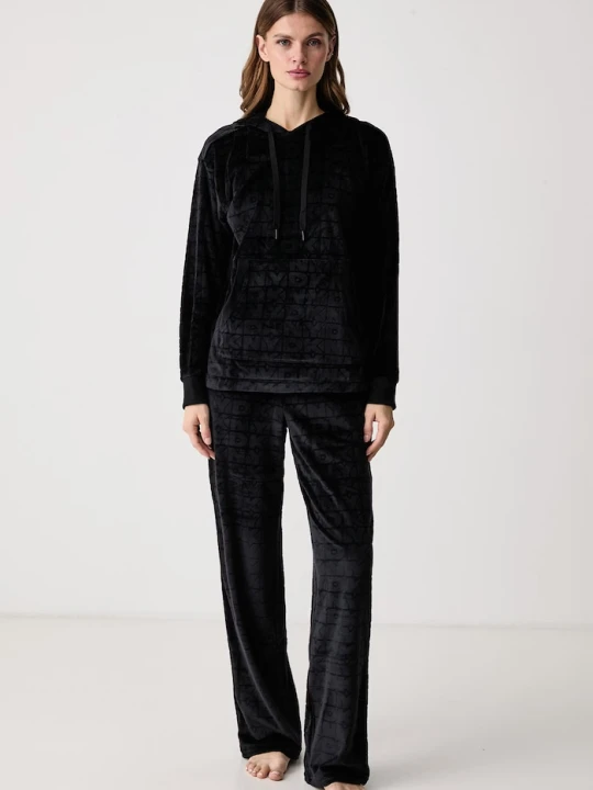 Obrázek produktu DKNY loungewear set dámský velurový černá