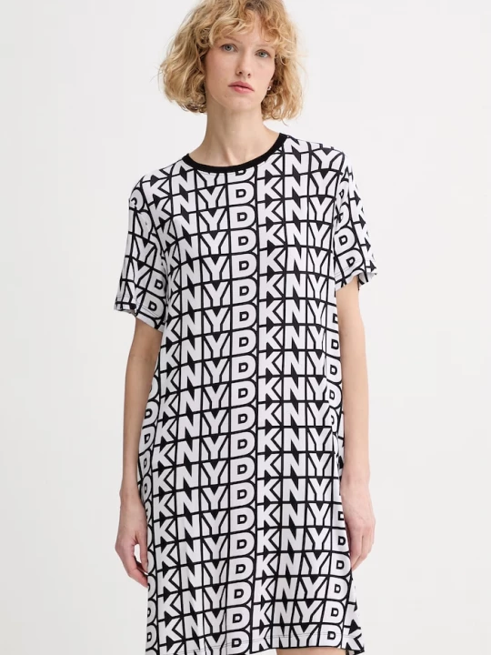 Obrázek produktu DKNY noční košile dámská z viskózou černá