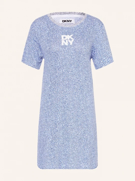 Obrázek produktu Dkny Noční Košile Easygoing Attitude tmavě modrá / tmavě modrá / černá