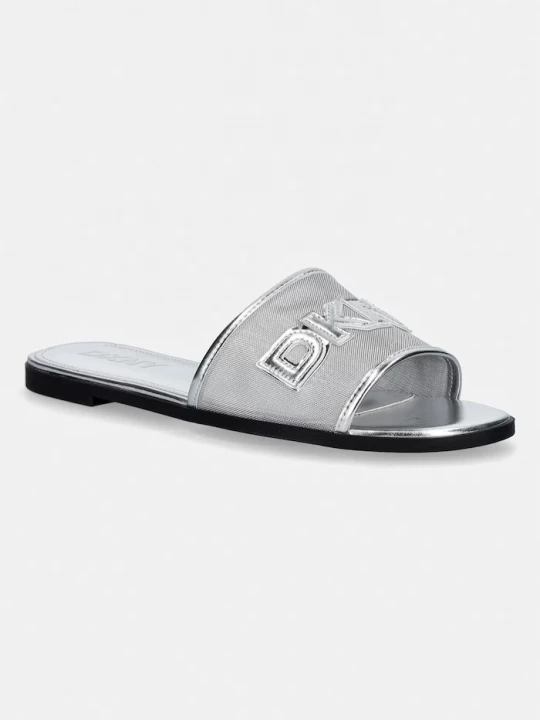 Obrázek produktu DKNY Pantofle Dkny Wren stříbrná
