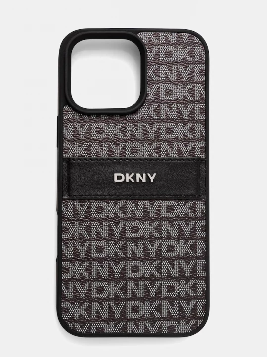 Obrázek produktu DKNY pouzdro na telefon z imitace kůže iPhone 16 Pro Max černá