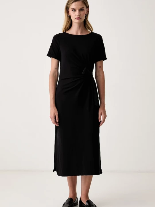 Obrázek produktu DKNY šaty bavlněné elastanem černá