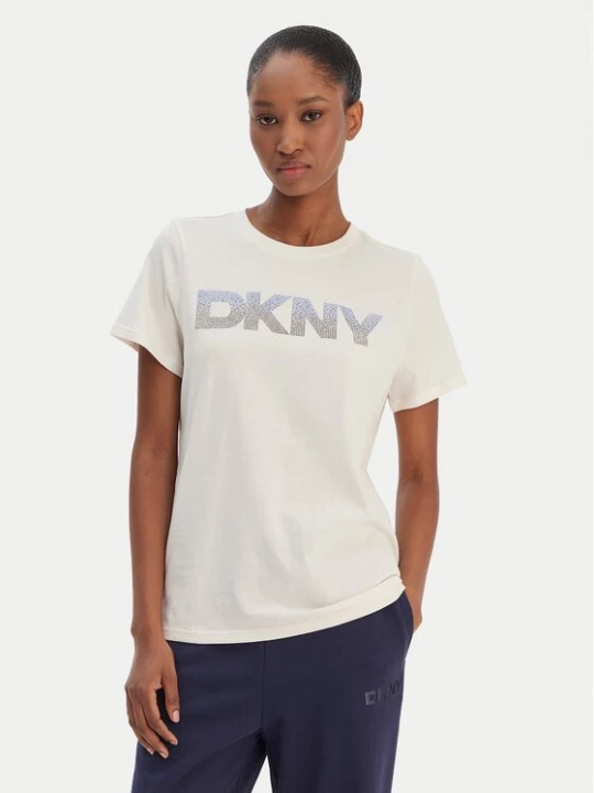 Obrázek produktu DKNY Sport T-Shirt DP6T1557 Écru Relaxed Fit Krémová
