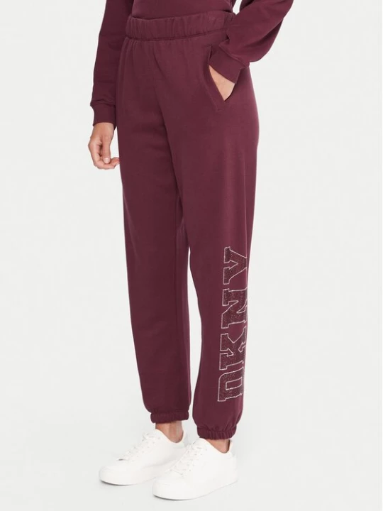 Obrázek produktu DKNY Sport Teplákové kalhoty DP5P3737 Bordó Regular Fit