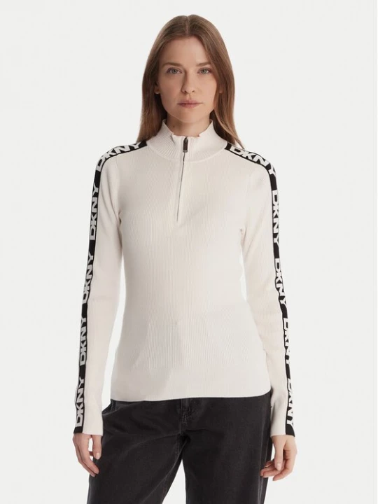 Obrázek produktu DKNY Svetr P5MSAY01 Écru Slim Fit Krémová