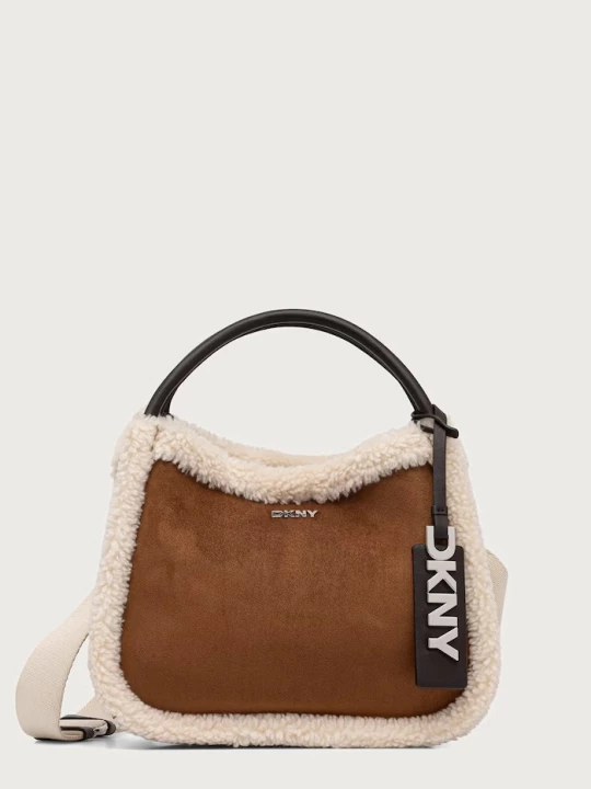 Obrázek produktu DKNY taška dámská z imitace semiše hnědá