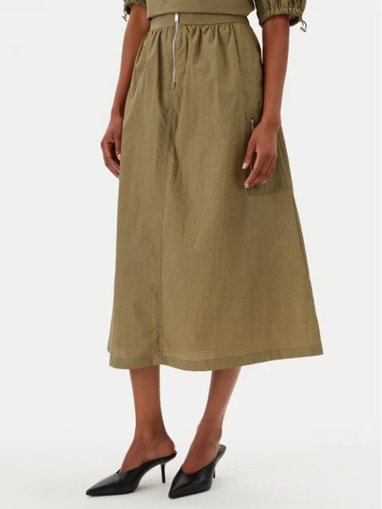 Obrázek produktu DKNY Trapézová sukně P5BNSAFC Zelená Regular Fit
