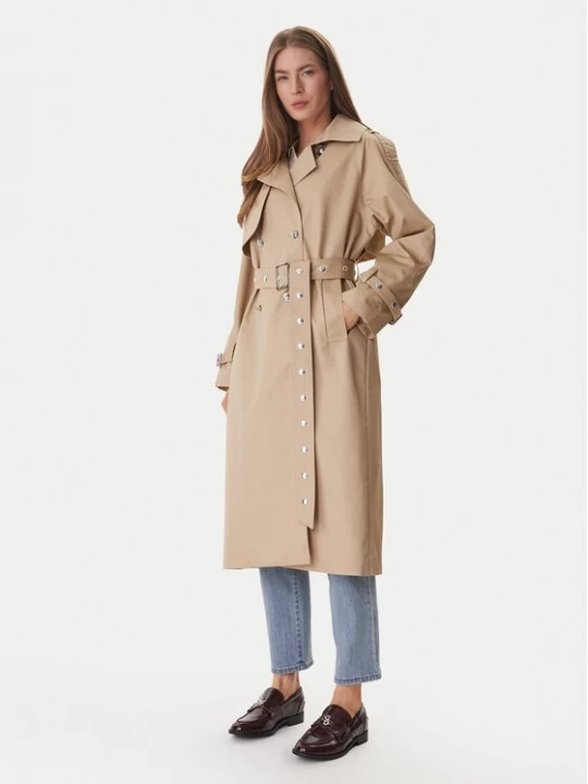 Obrázek produktu DKNY Trenčkot DJ6J6232 Béžová Regular Fit