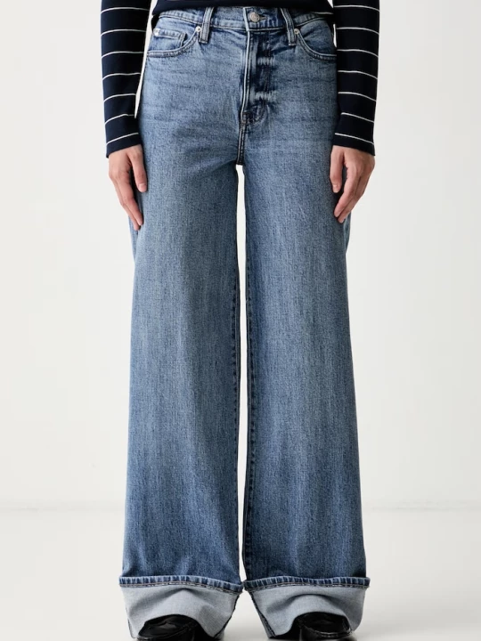 Obrázek produktu DKNY wide leg džíny dámské modrá