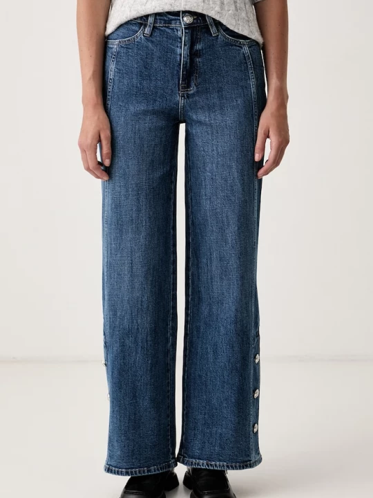 Obrázek produktu DKNY wide leg džíny dámské modrá
