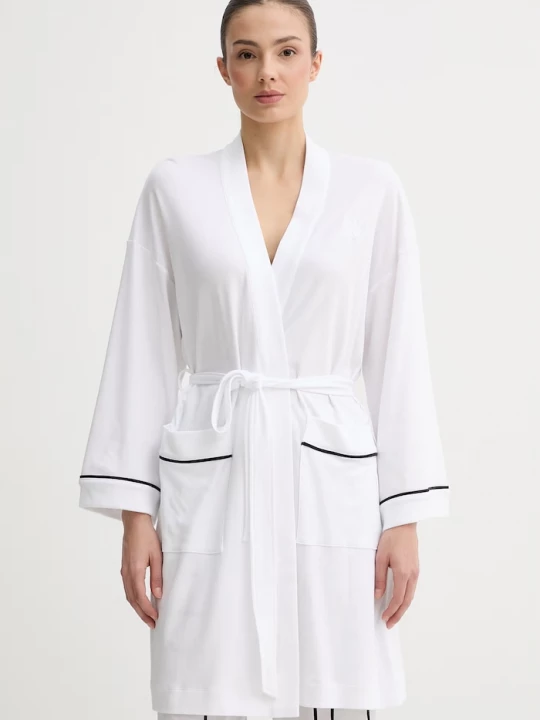 Obrázek produktu DKNY župan dámský bavlněný bílá