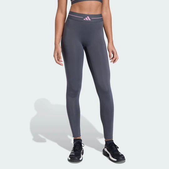 Obrázek produktu Dlouhé legíny Hyperglam 3-Stripes Adidas Grey Six