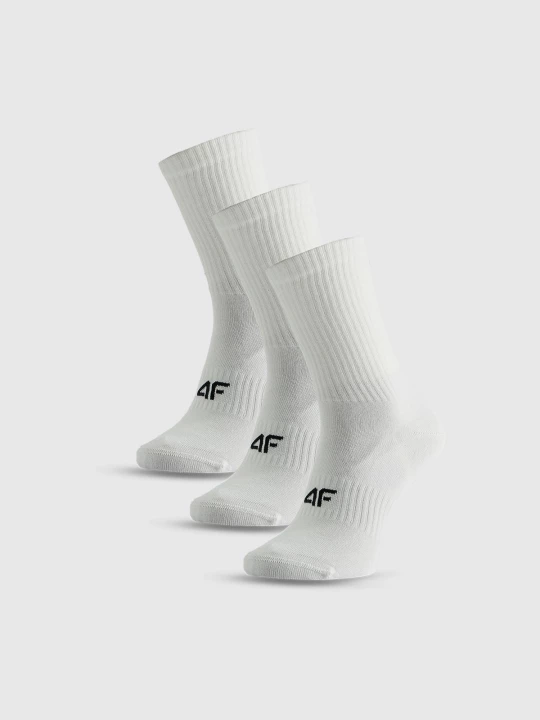 Obrázek produktu 4F Dlouhé ponožky (3-pack) dámské - bílé