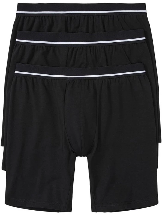 Obrázek produktu Dlouhé přiléhavé boxerky s bavlnou (3 ks v balení) BonPrix