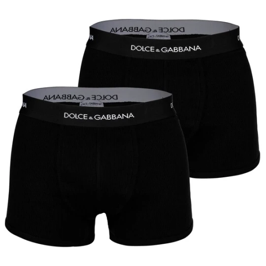 Obrázek produktu DOLCE & GABBANA Boxerky černá / bílá