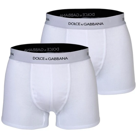 Obrázek produktu DOLCE & GABBANA Boxerky světle šedá / černá / bílá