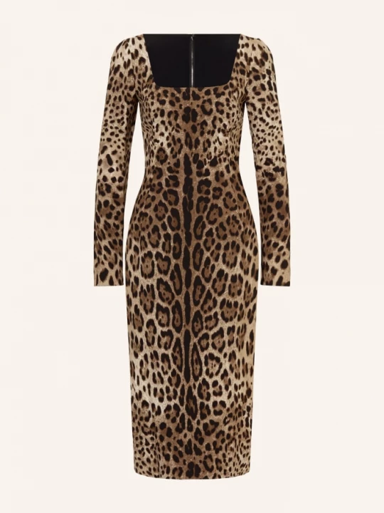 Obrázek produktu Dolce & Gabbana Etuiové Šaty hnědá / světle hnědá / tmavě hnědá