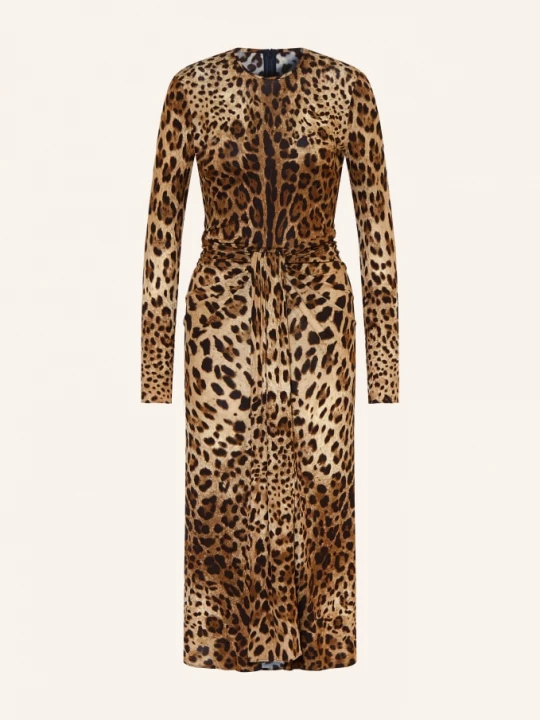 Obrázek produktu Dolce & Gabbana Jerseyové Šaty hnědá / světle hnědá / černá