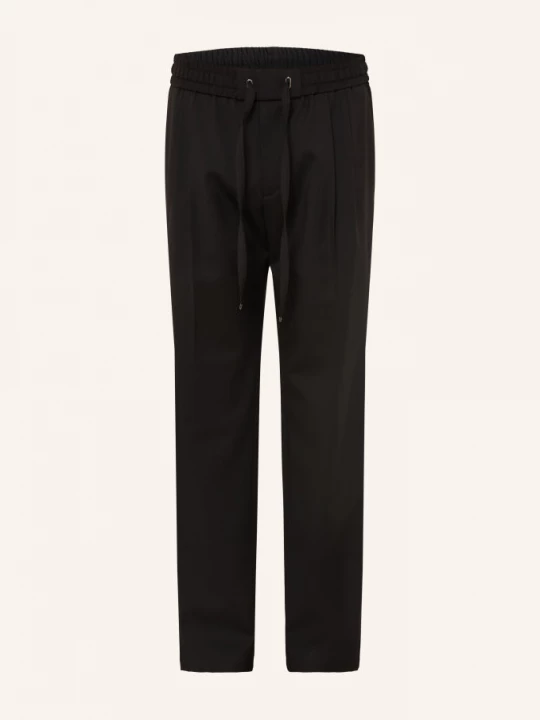 Obrázek produktu Dolce & Gabbana Kalhoty Z Teplákoviny, Střih Slim Fit černá