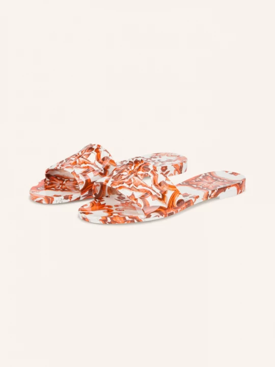Obrázek produktu Dolce & Gabbana Pantofle oranžová / bílá