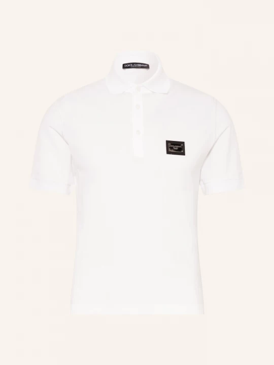 Obrázek produktu Dolce & Gabbana Polo Tričko Piqué bílá