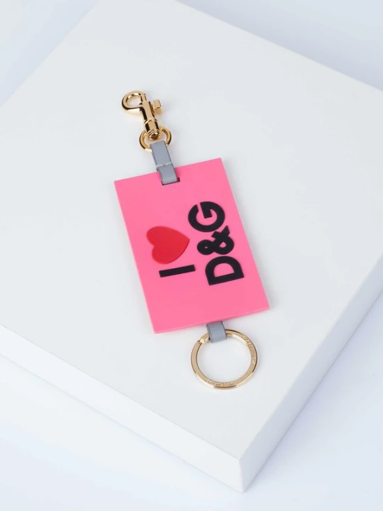 Obrázek produktu DOLCE & GABBANA Přívěsek na klíče 'Dolce & Gabbana Keyholder' pink