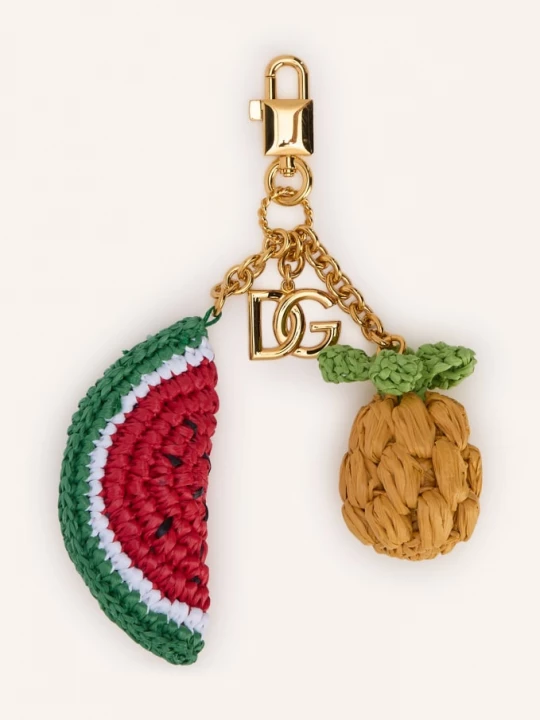 Obrázek produktu Dolce & Gabbana Přívěsek Na Tašku zlatá / červená / žlutá