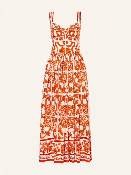 Obrázek produktu Dolce & Gabbana Šaty bílá / oranžová
