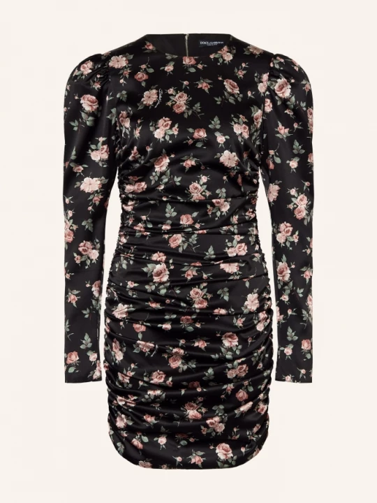 Obrázek produktu Dolce & Gabbana Šaty černá / starorůžová / zelená