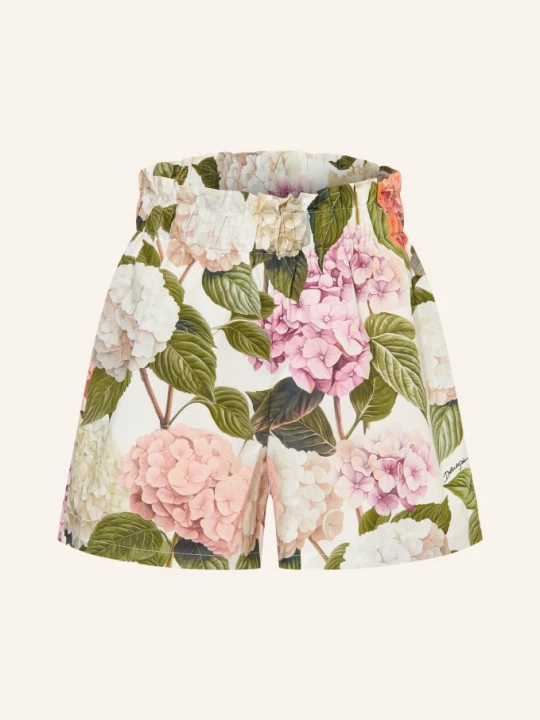 Obrázek produktu Dolce & Gabbana Šortky Typu Paperbag bílá / růžová / zelená