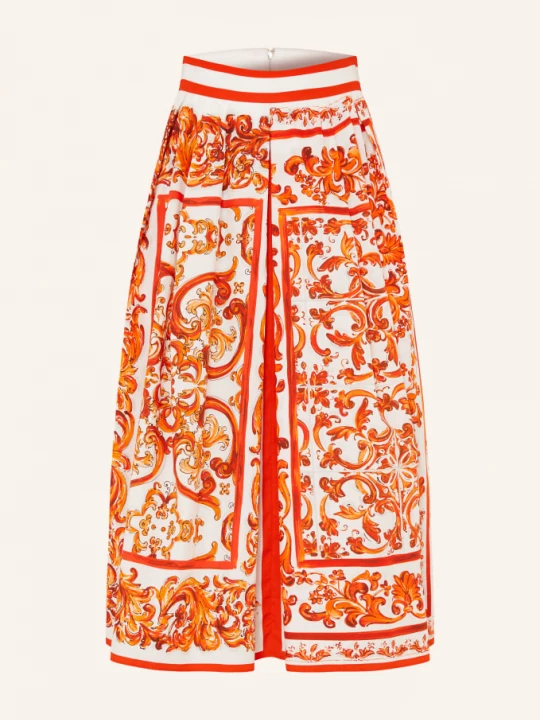 Obrázek produktu Dolce & Gabbana Sukně oranžová / bílá