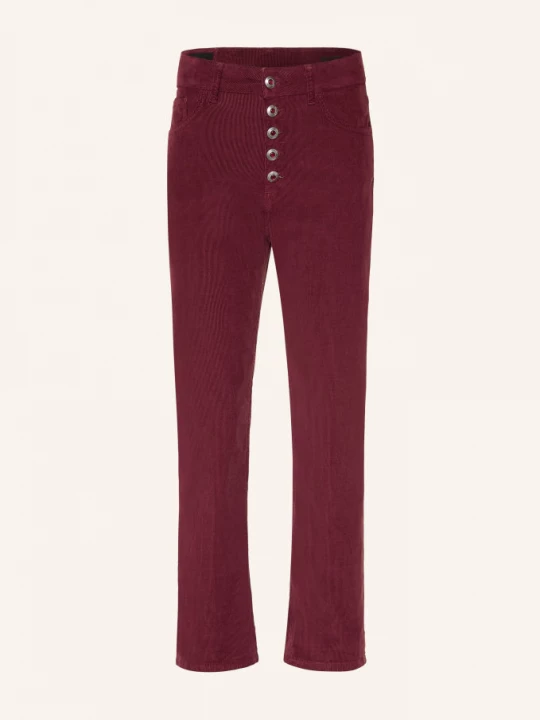 Obrázek produktu Dondup 7 / 8 Chino Kalhoty Koons Z Manšestru tmavě červená
