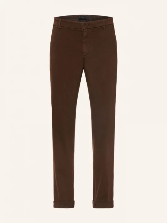 Obrázek produktu Dondup Chino Kalhoty Gaubert Regular Fit tmavě hnědá