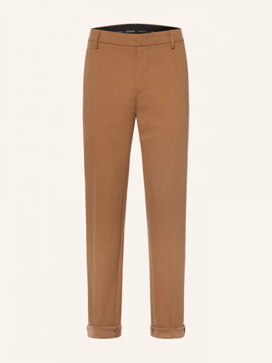 Obrázek produktu Dondup Flanelové Chino Kalhoty Gaubert, Volný Střih velbloudí
