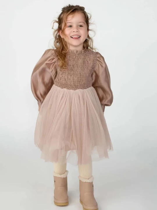Obrázek produktu Donsje babydoll šaty s lyocellem Janice Dress růžová