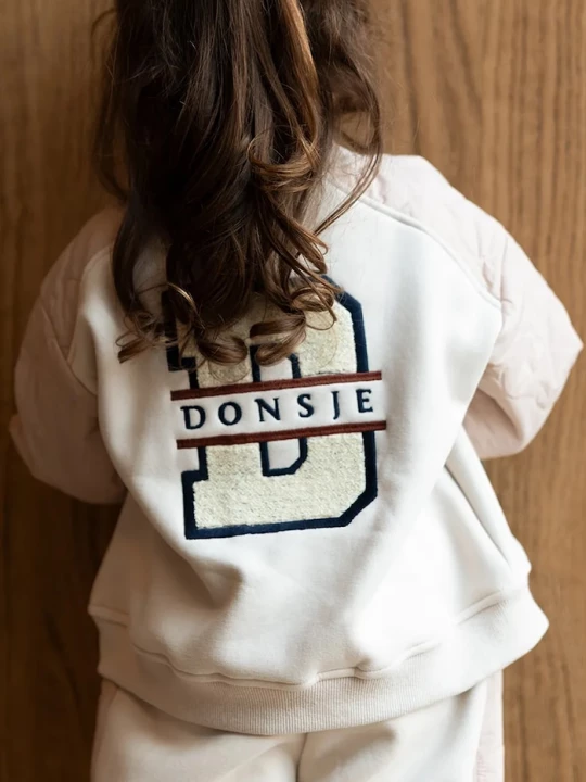 Obrázek produktu Donsje bomber dětský s bavlnou béžová