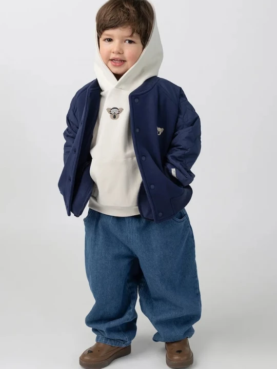 Obrázek produktu Donsje bomber dětský s bavlnou Noal Jacket Koala námořnická modř