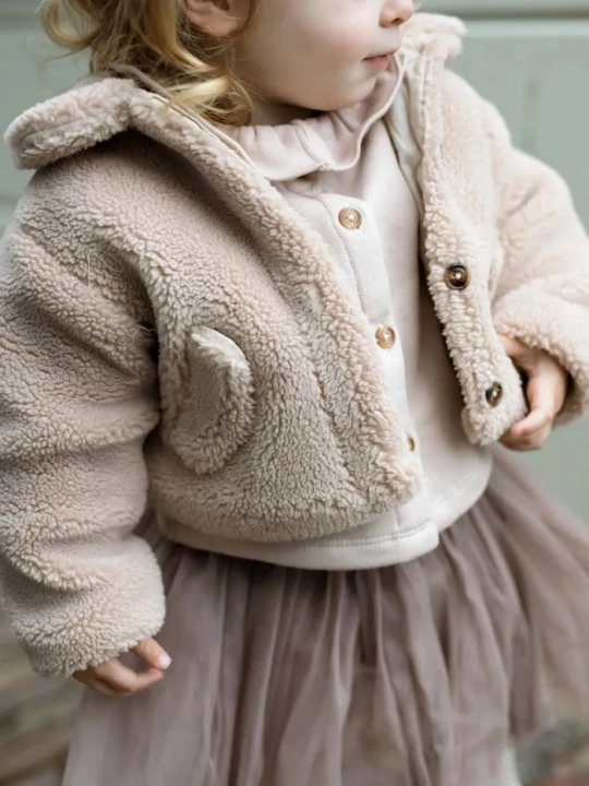 Obrázek produktu Donsje Dětská bunda Donsje Bettie Jacket Bunnies béžová