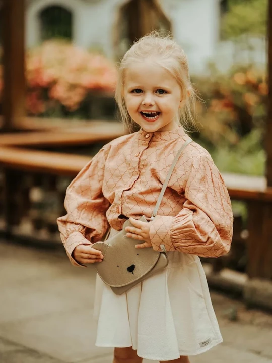 Obrázek produktu Donsje Dětská halenka Donsje Mieke Blouse oranžová