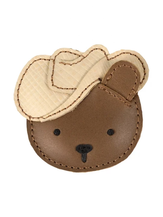 Obrázek produktu Donsje Dětská sponka Donsje Stanzen Clip Cowboy Bear hnědá