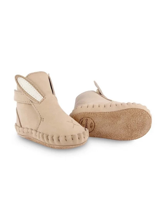 Obrázek produktu Donsje Kojenecké kožené boty Donsje Kapi Classic Booties Bunny béžová