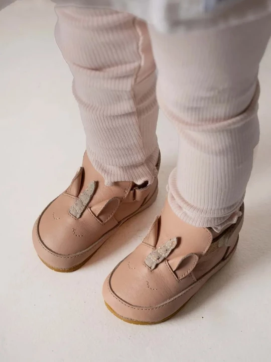 Obrázek produktu Donsje Kojenecké kožené boty Donsje Morris Sneakers Unicorn růžová