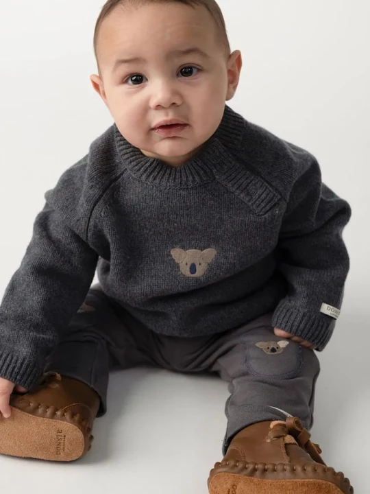 Obrázek produktu Donsje svetr dětský z merino vlny Sibbe Merino Wool Sweater Koala