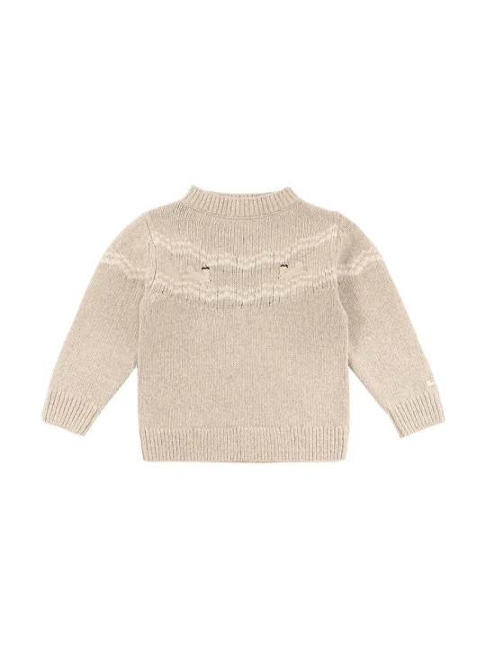 Obrázek produktu Donsje svetr dětský z merino vlny Yohana Merino Wool Sweater Arctic Hares béžová